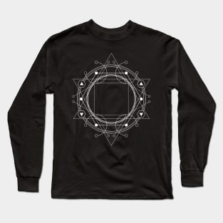 water sacred geometry Long Sleeve T-Shirt